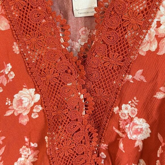 NWT Francesca’s Mi Ami Cropped Blouse - Picture 4 of 6